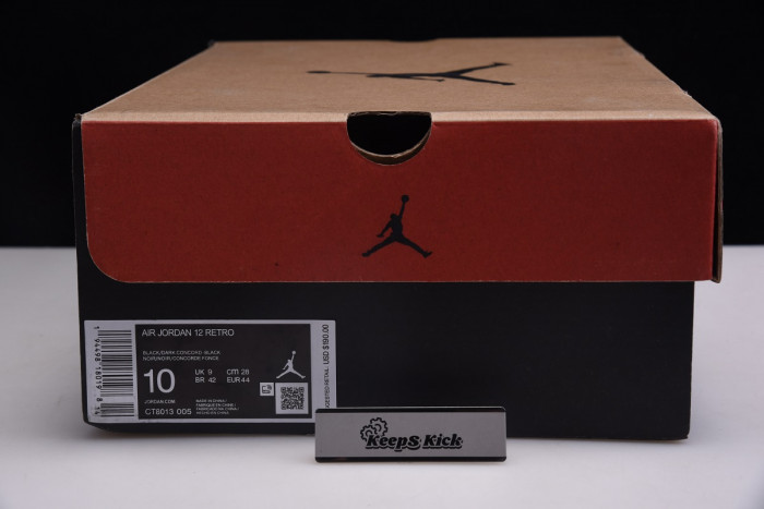 air jordan 12 black dark concord ct8013-005