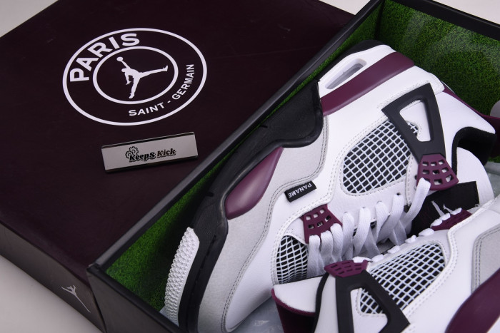 air jordan 4 retro psg paris saint-germain - cz5624-100