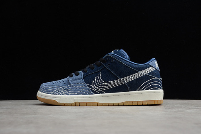 nike sb dunk low denim sashiko - cv0316-400