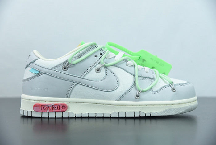 ow x dunk low ''lot 07 of 50''